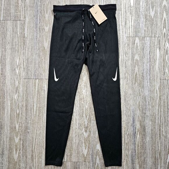 Nike Other - Nike Aeroswift Dri-Fit ADV Running Tights Pants Small S Black White DM4613-011